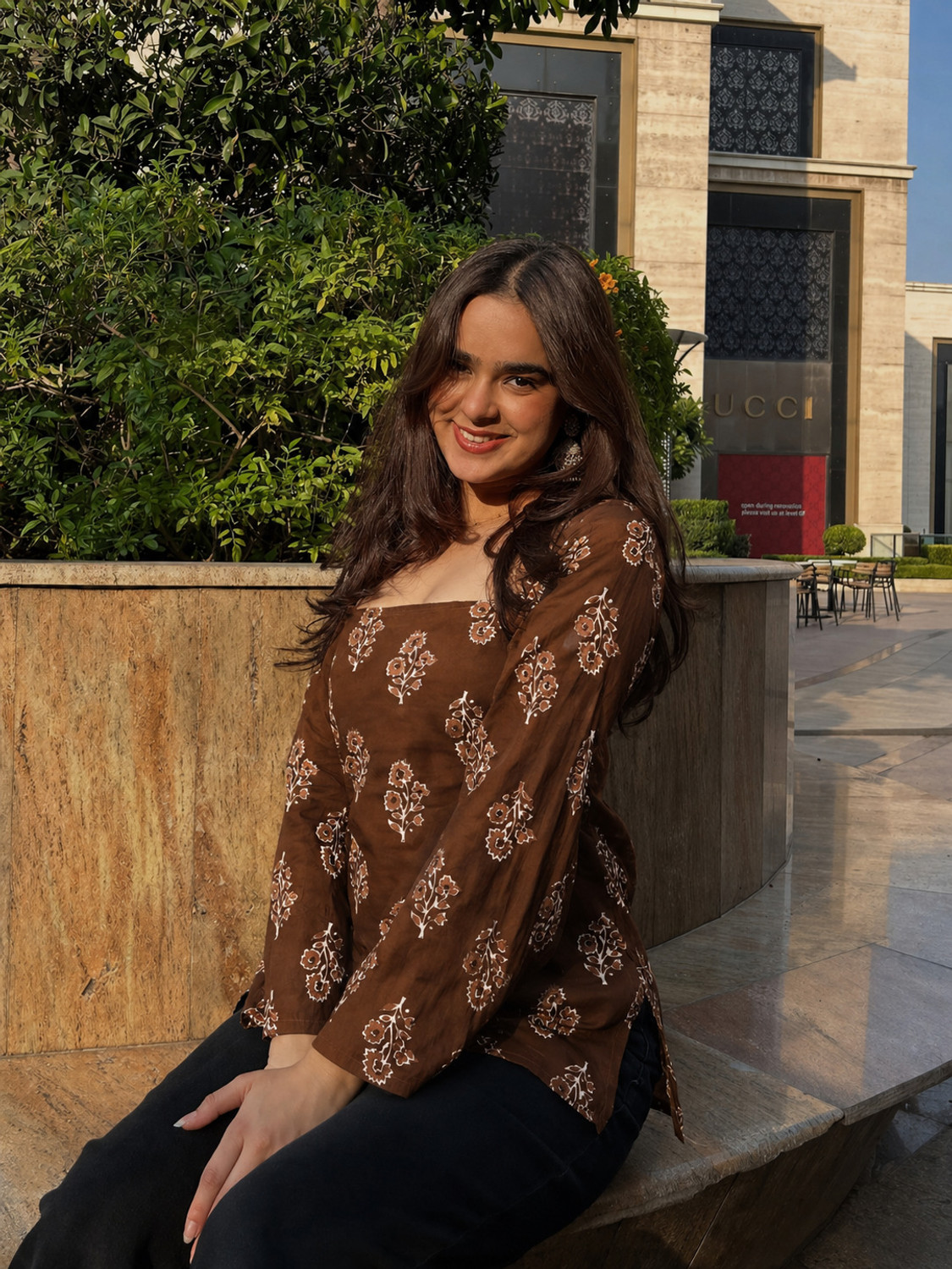 Image of jmdfashion Women Printed Straight Kurta