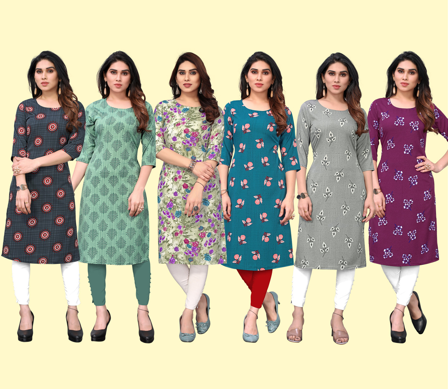 Image of KETAKI FASHION Women Printed Straight Kurta