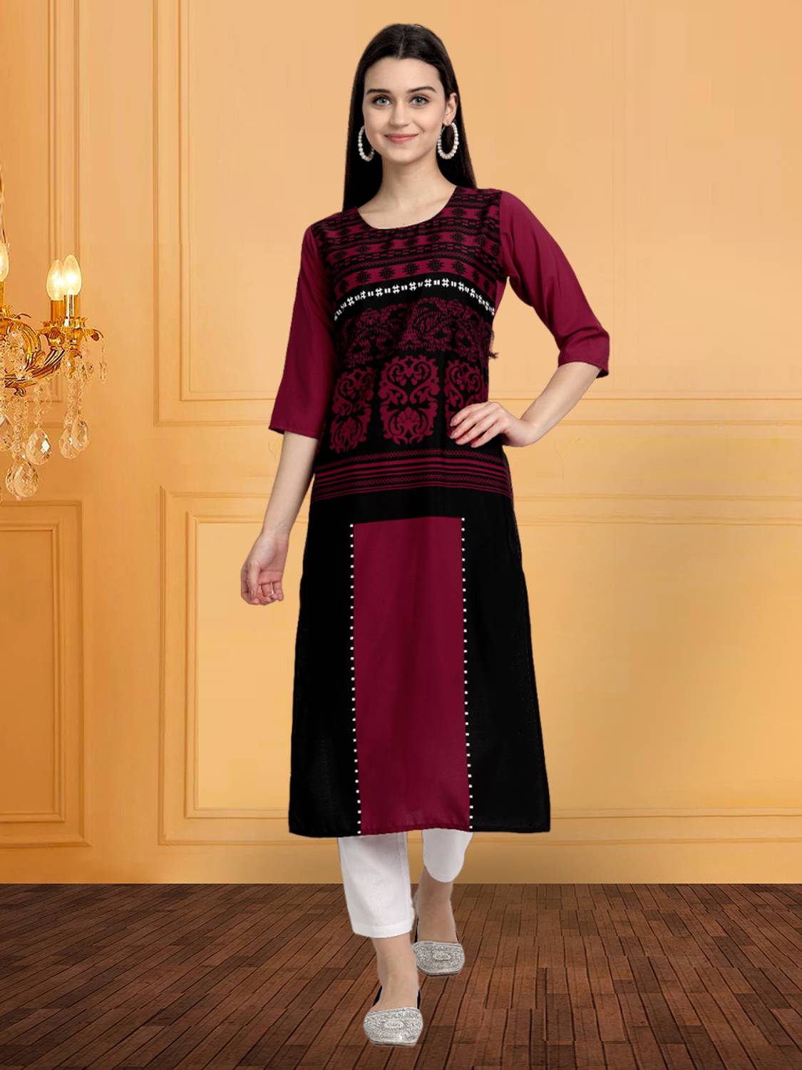 1 Stop Fashion Women Printed A-Line Kurta