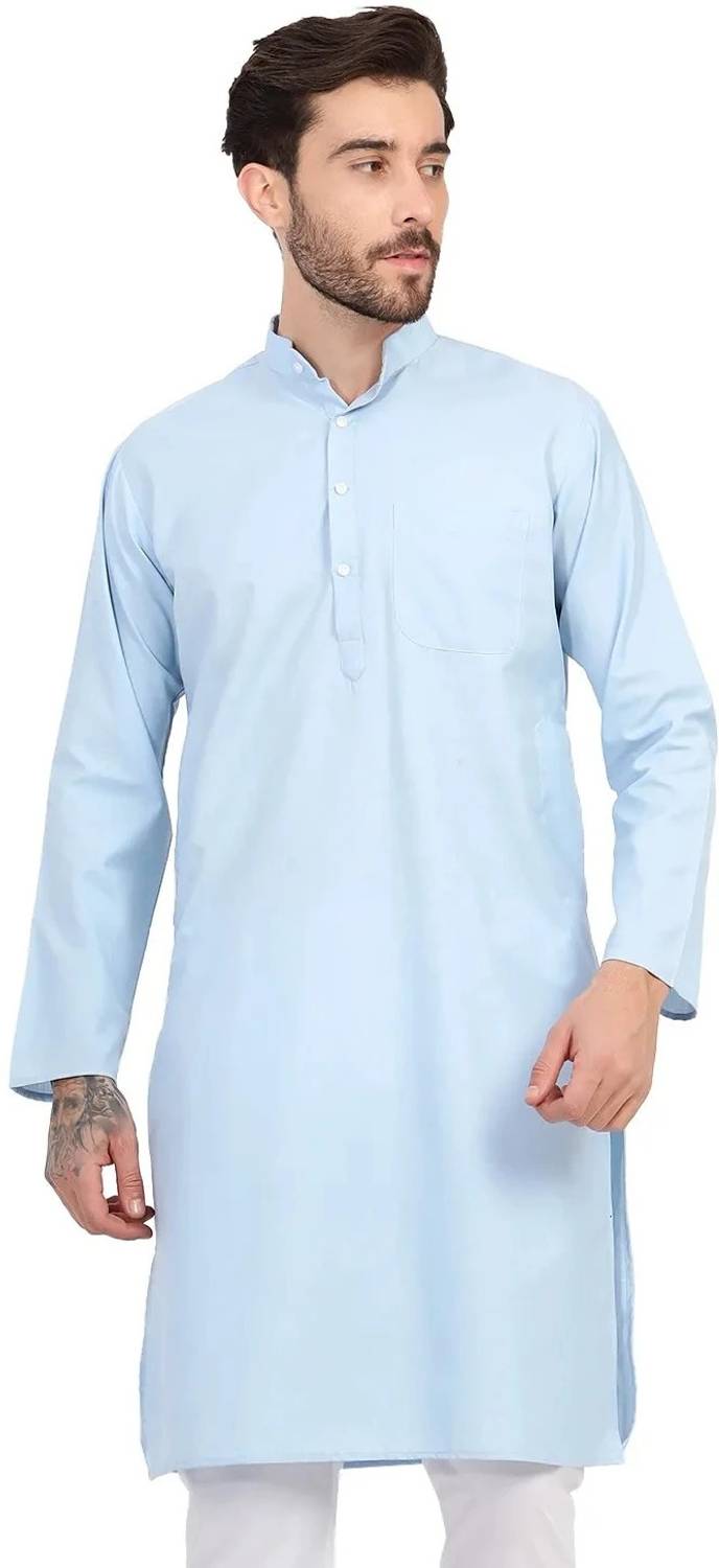 JEXI Men Solid Straight Kurta