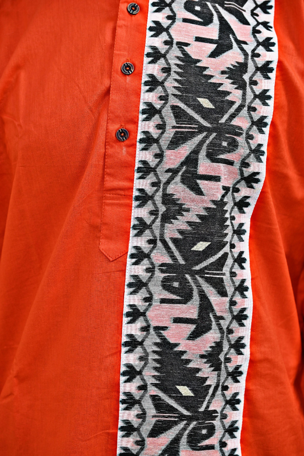 Image of Sumit online Men Self Design Straight Kurta