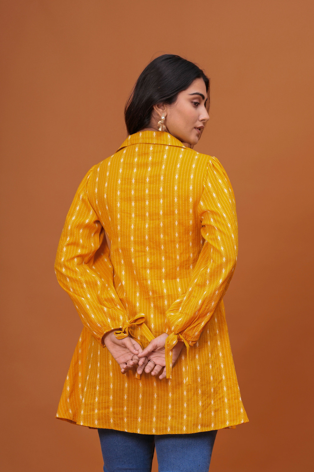 Image of GIGNAR Women Solid A-line Kurta