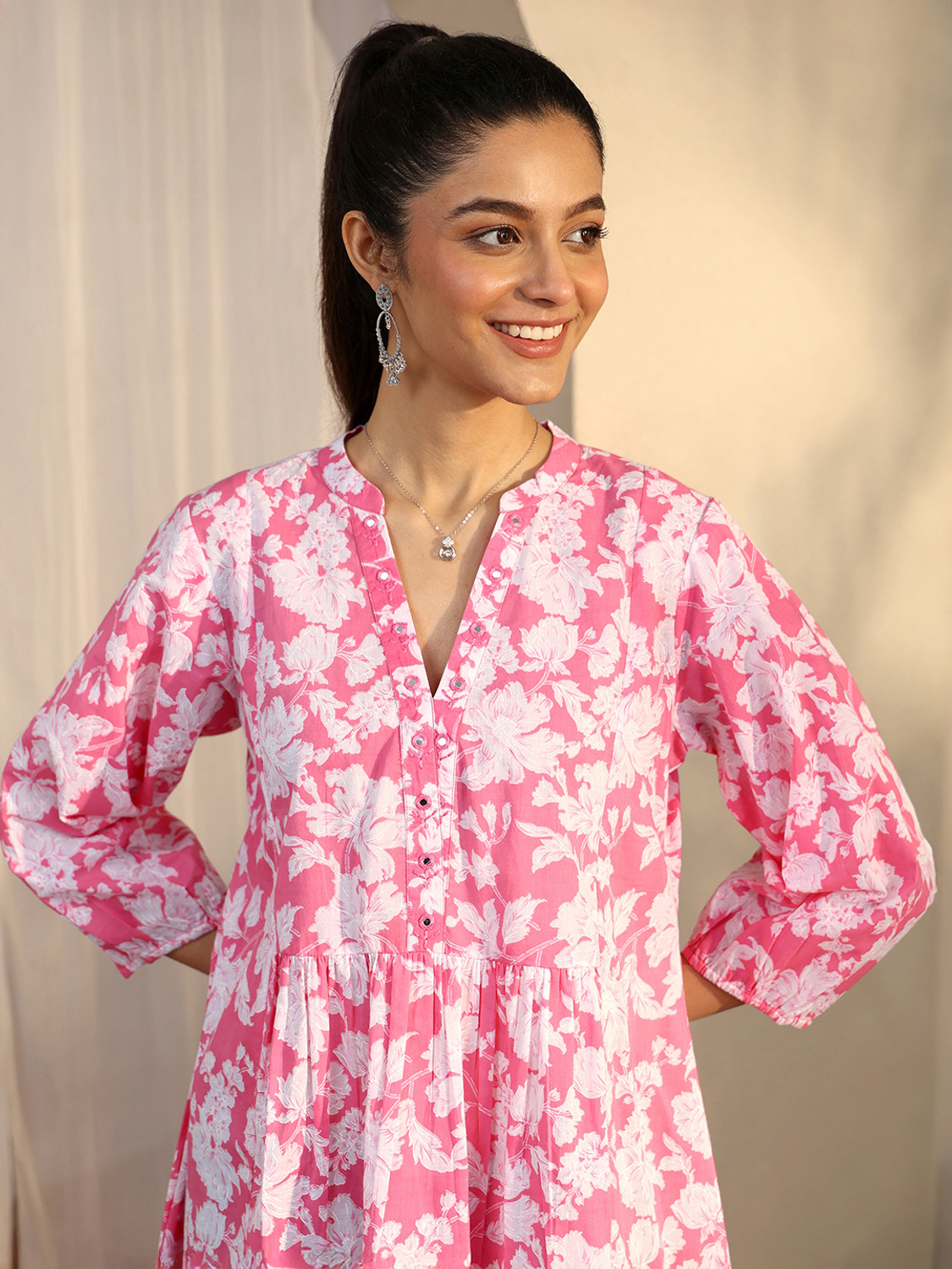 Image of LIBAS Women Printed A-line Kurta