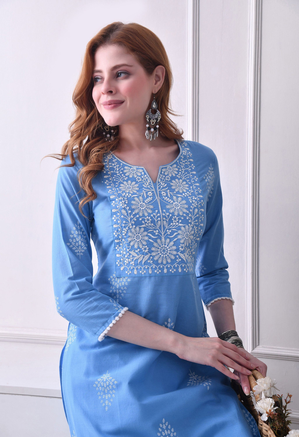 Image of KJFAB Women Printed Straight Kurta