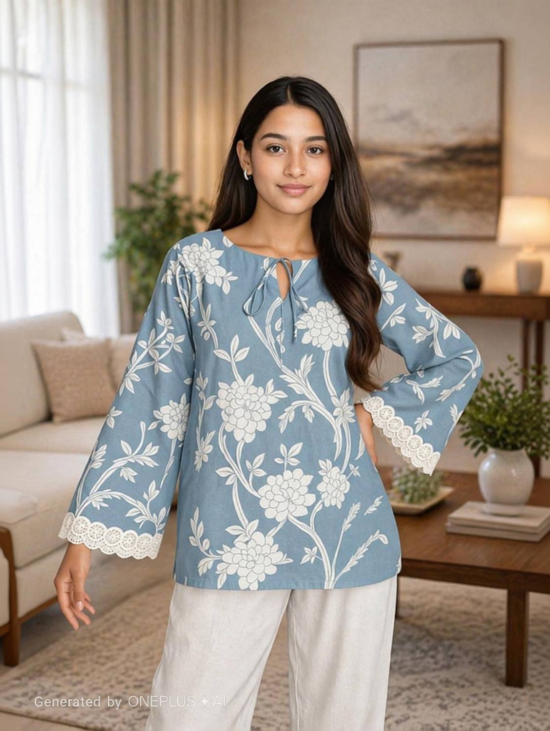 Ashish creations Women Floral Print Tunic Kurta