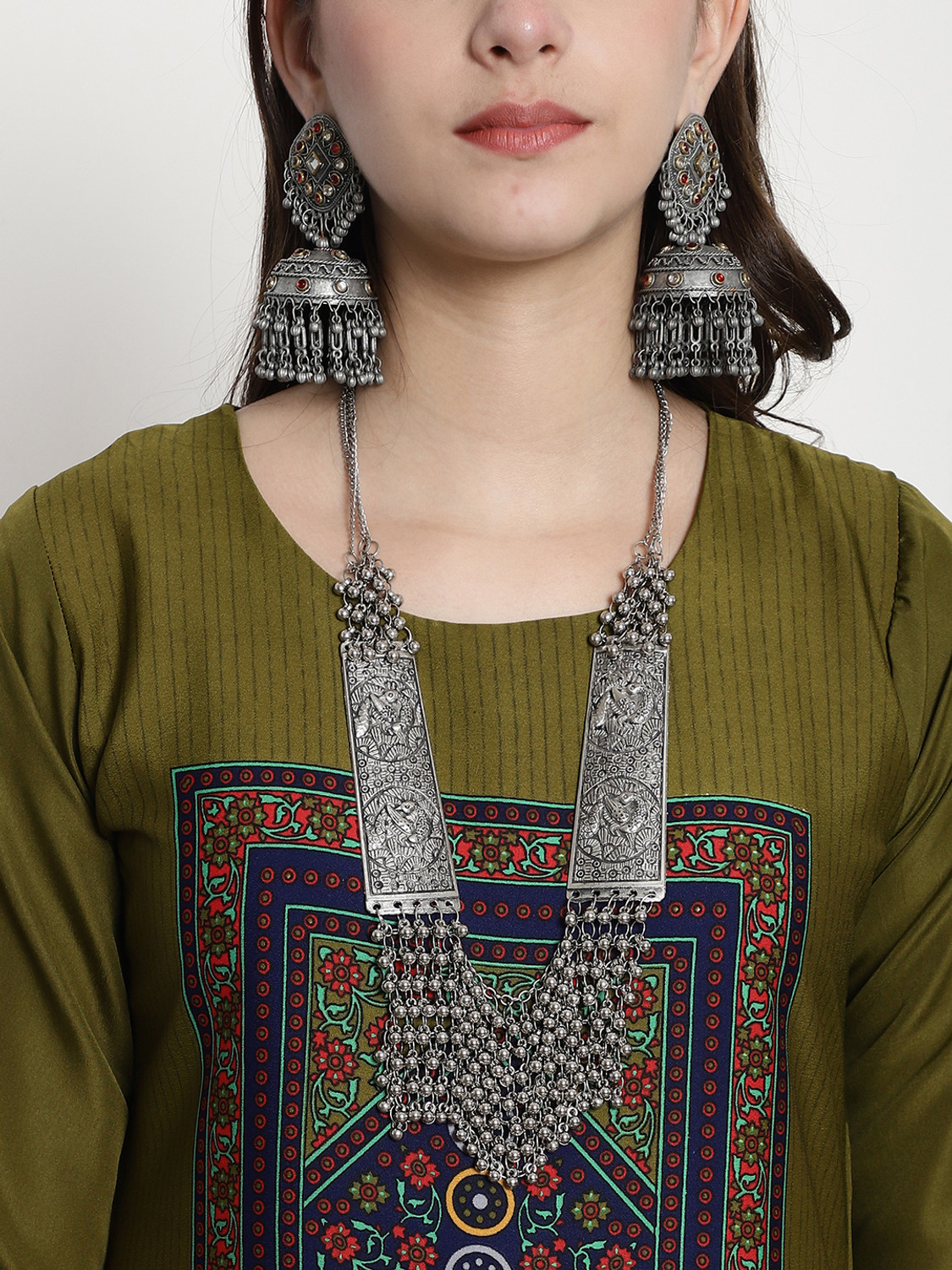 Image of 1 Stop Fashion Women Printed Straight Kurta