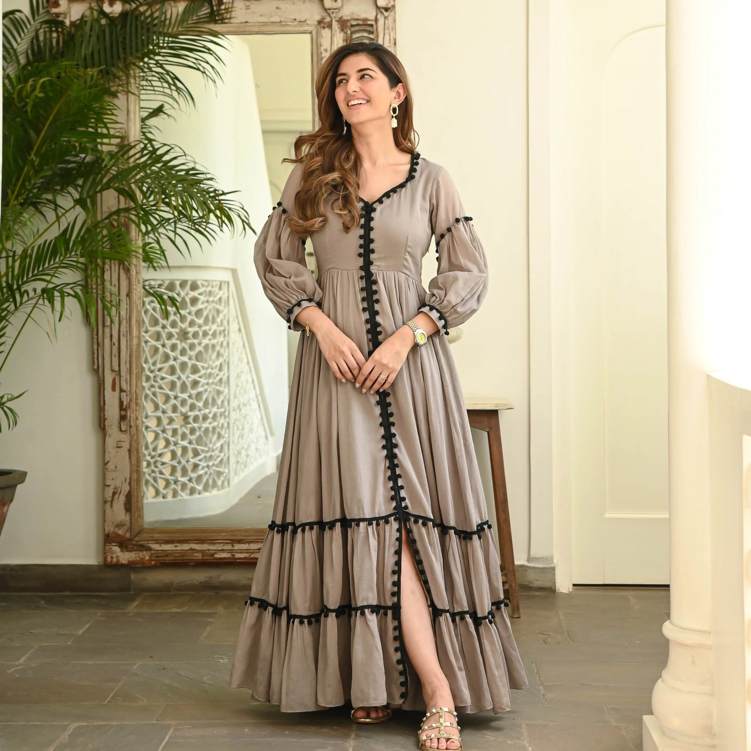 Image of Attnico Anarkali Gown