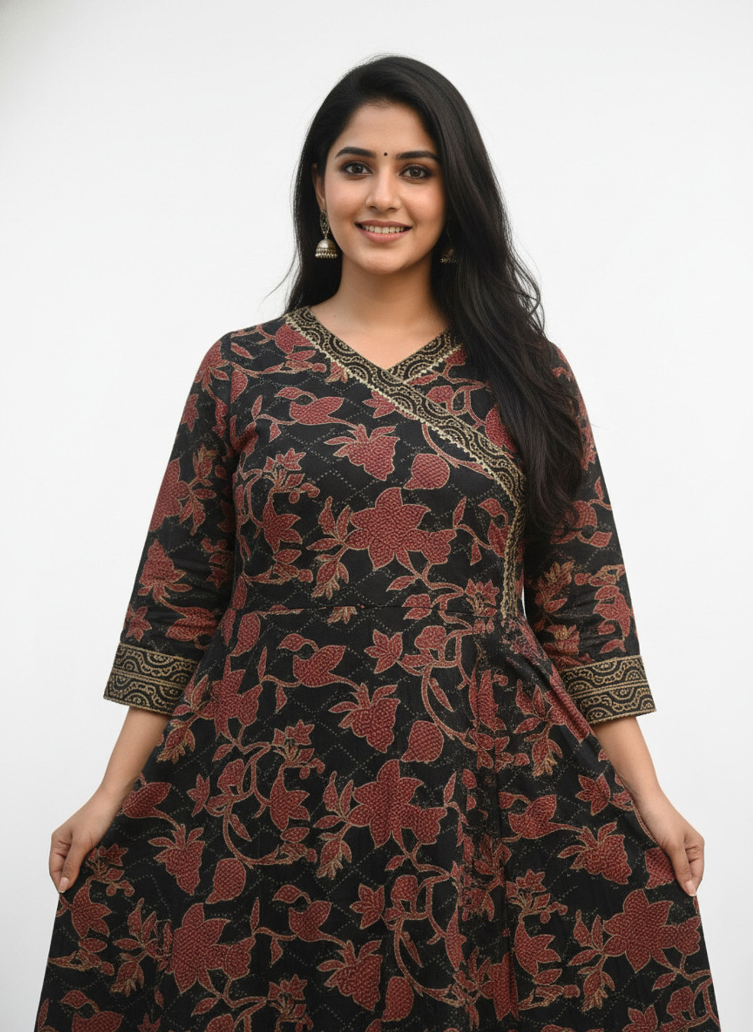 Image of ANUPRIYA CREATION Women Printed Anarkali Kurta