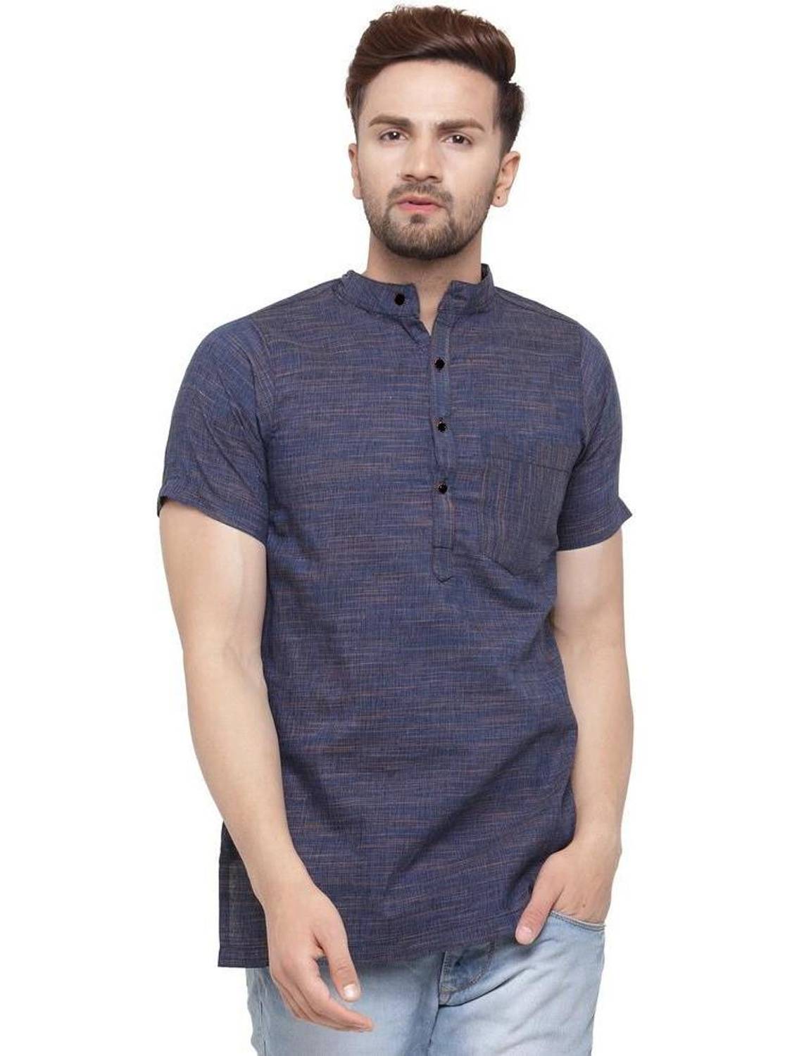 Aaryavar Men Printed Straight Kurta