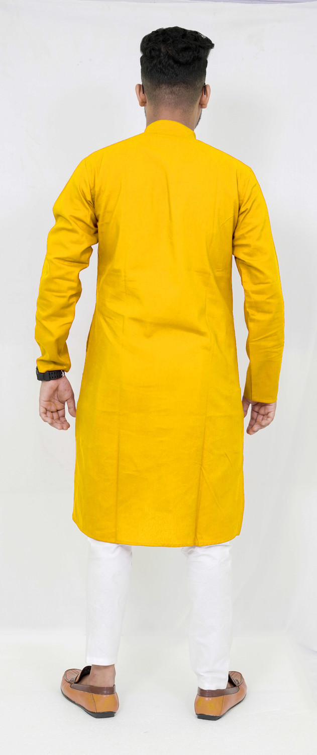 Image of Rainbow Cloths Men Printed Straight Kurta