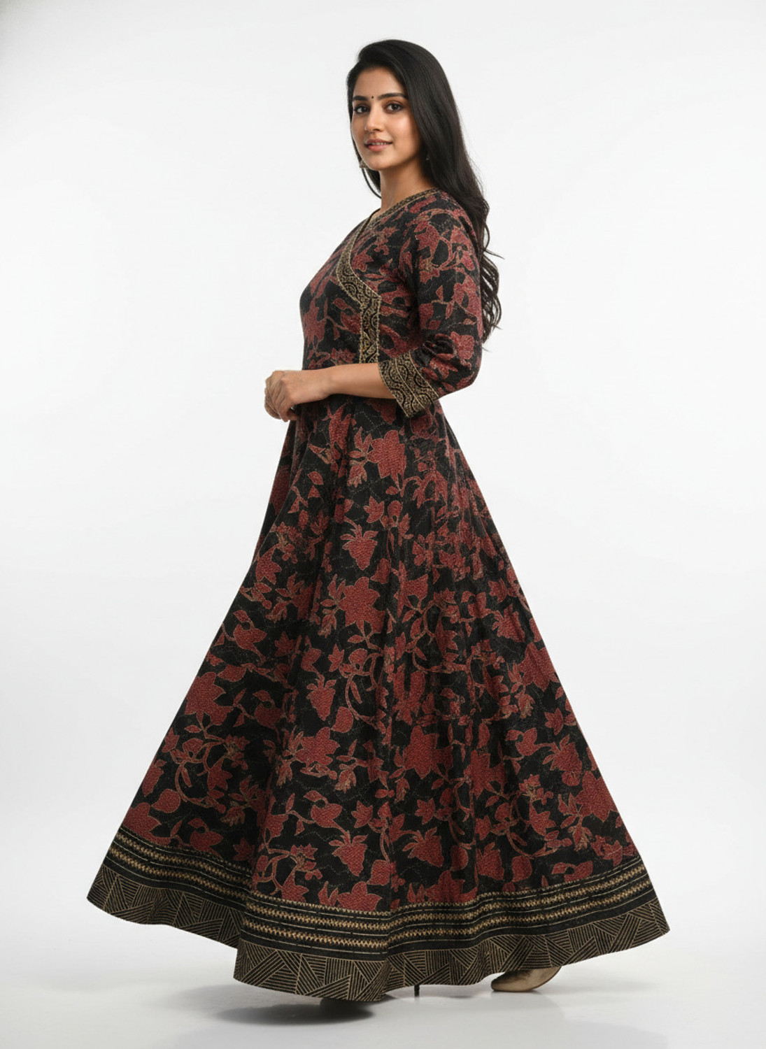 Image of ANUPRIYA CREATION Women Printed Anarkali Kurta