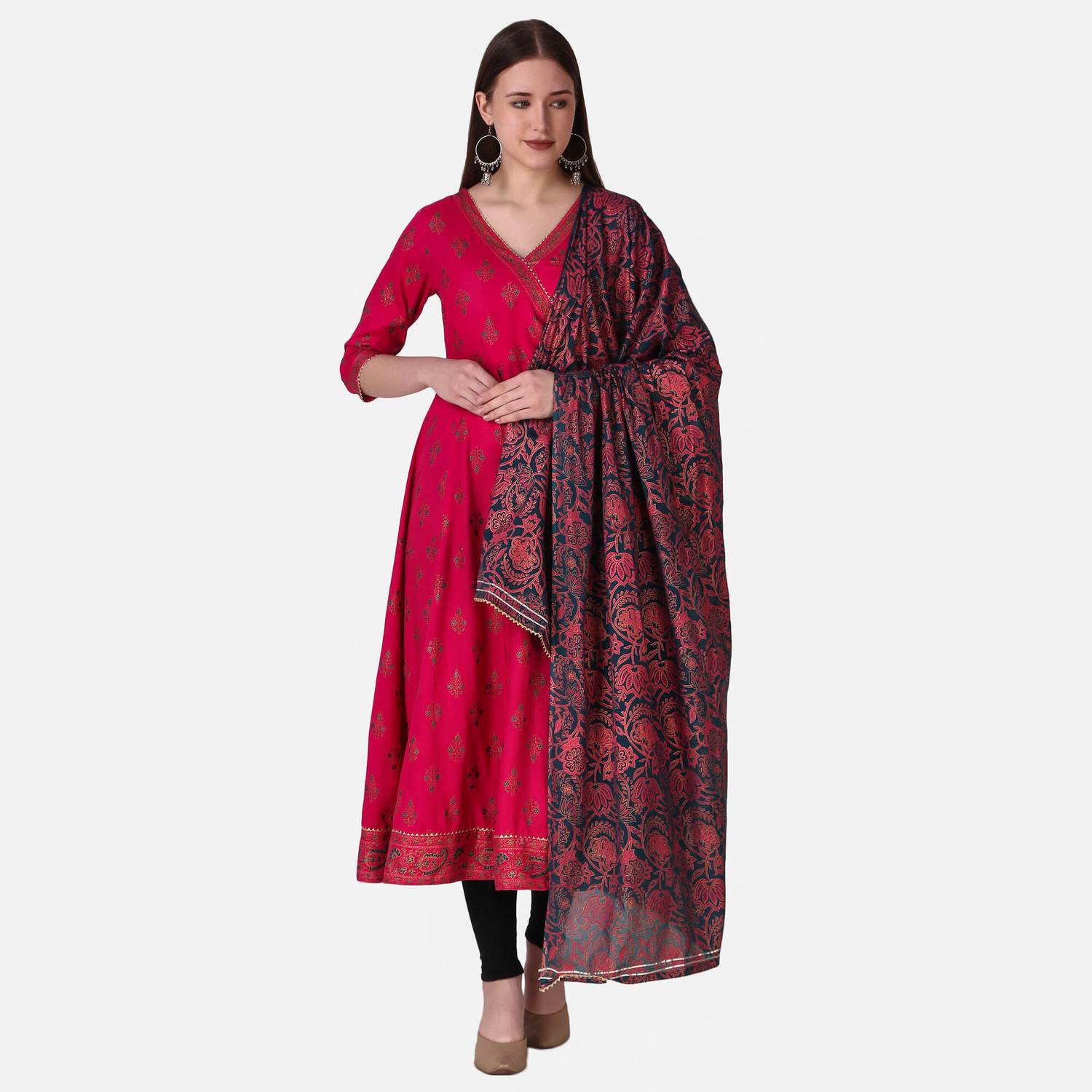 Amayra Women Women Printed Anarkali Kurta