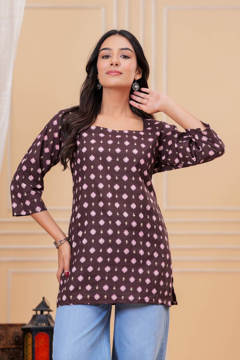 Bunai Dhaga Women Printed Straight Kurta