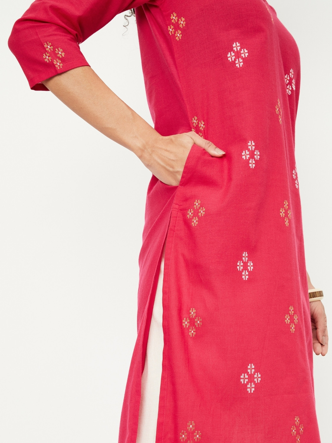 Image of MAX Women Printed A-line Kurta