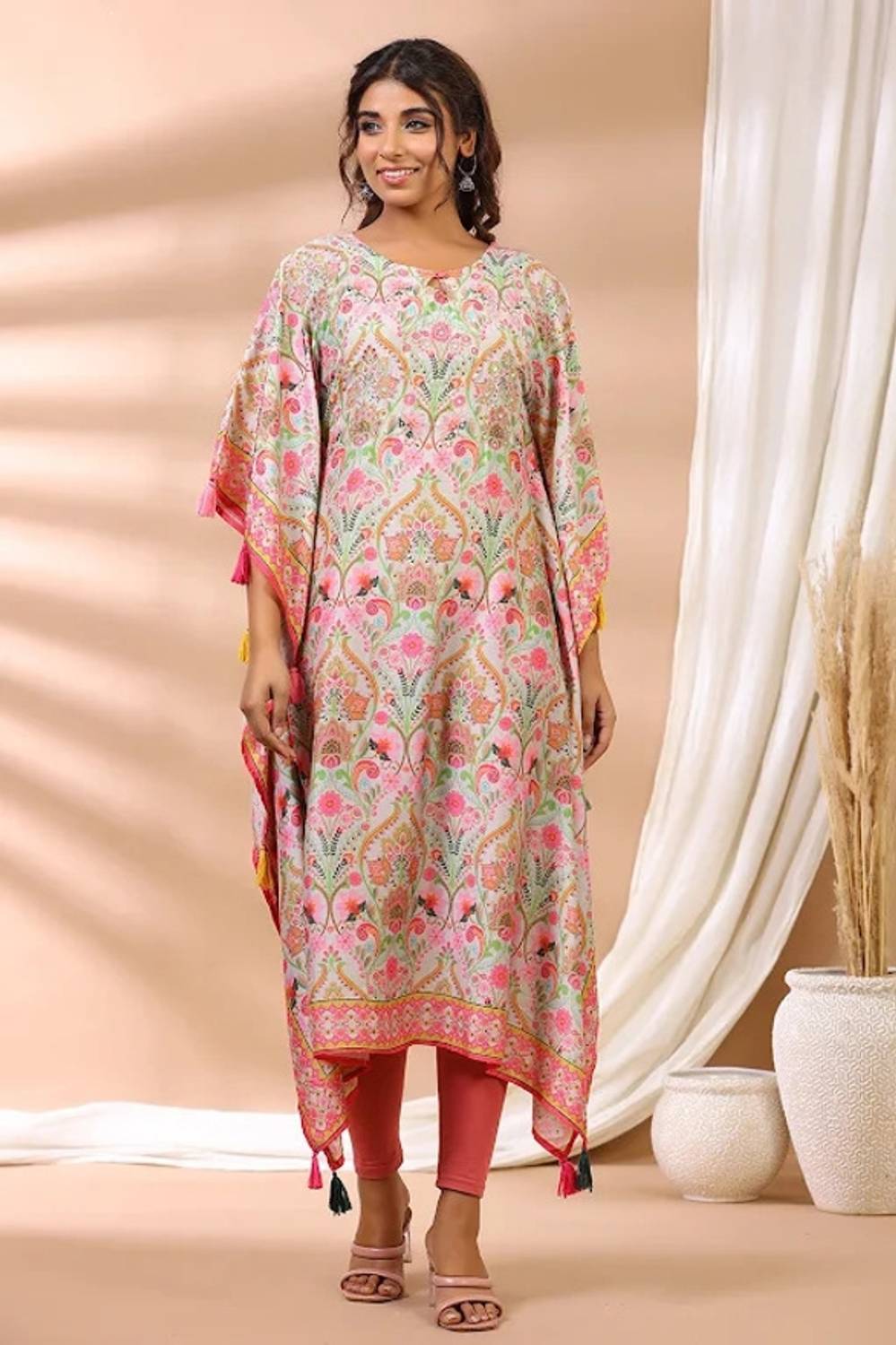 MAAEATTIER Women Floral Print Kaftan Kurta - Buy MAAEATTIER Women Floral  Print Kaftan Kurta Online at Best Prices in India | Flipkart.com