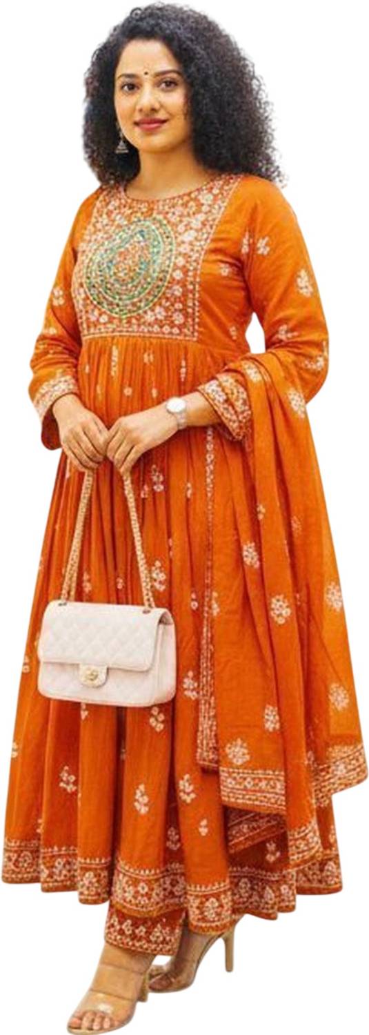 Vastraa Embroidered Anarkali Kurta - Image 1