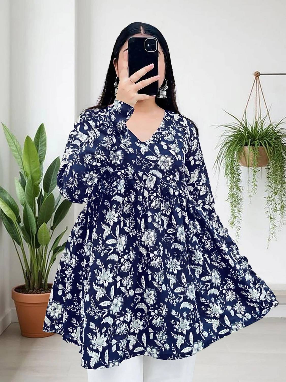 BRAHMASTRA Women Printed Flared Kurta