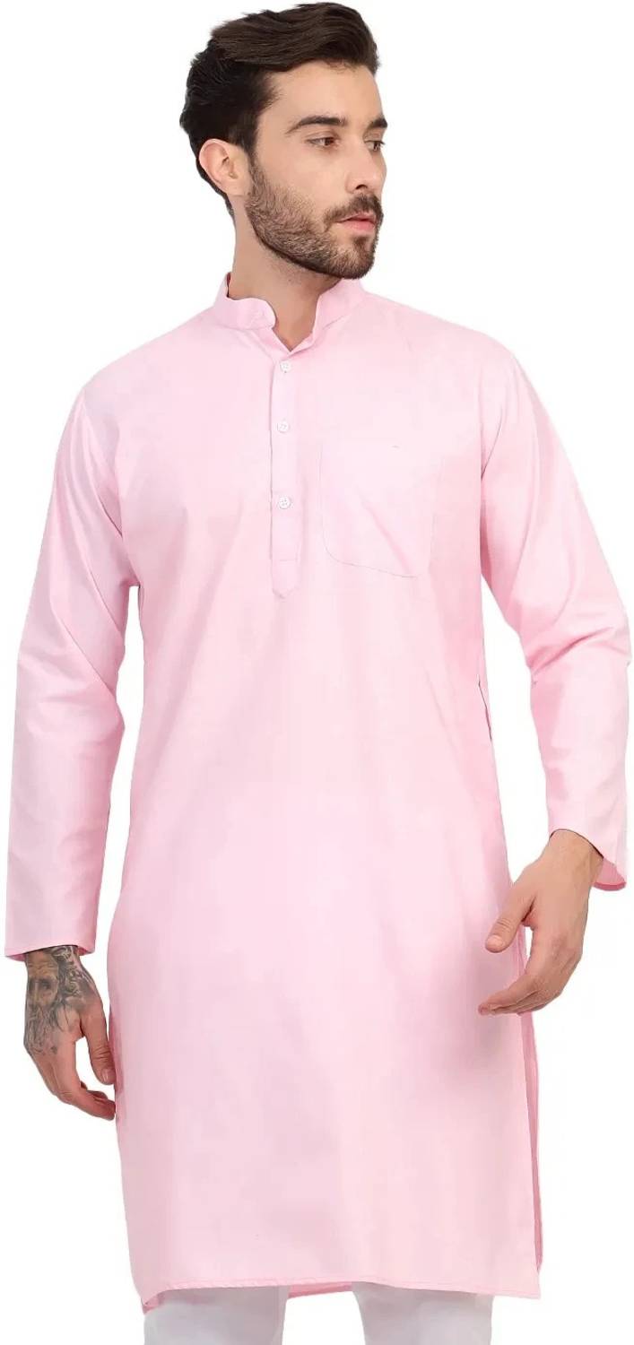 JEXI Men Solid Straight Kurta