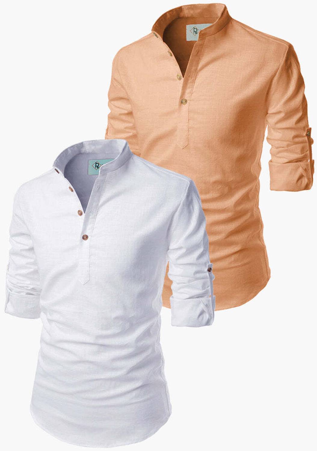 TrendiVastra Men Solid Straight Kurta
