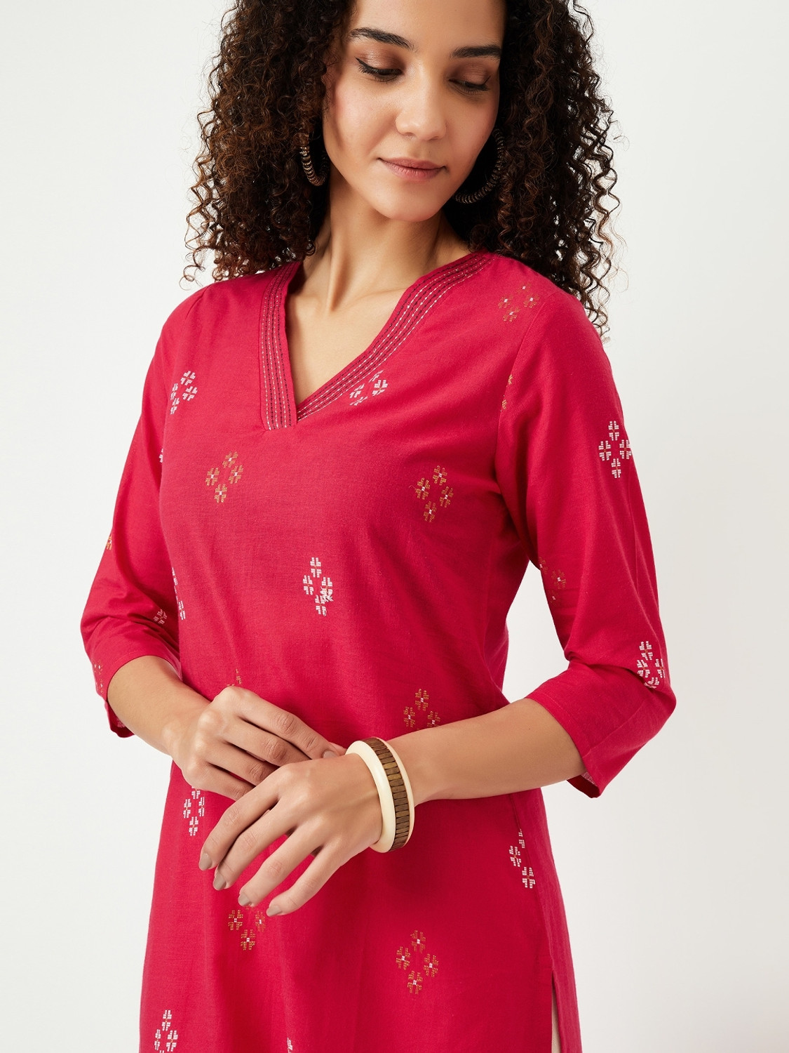 Image of MAX Women Printed A-line Kurta