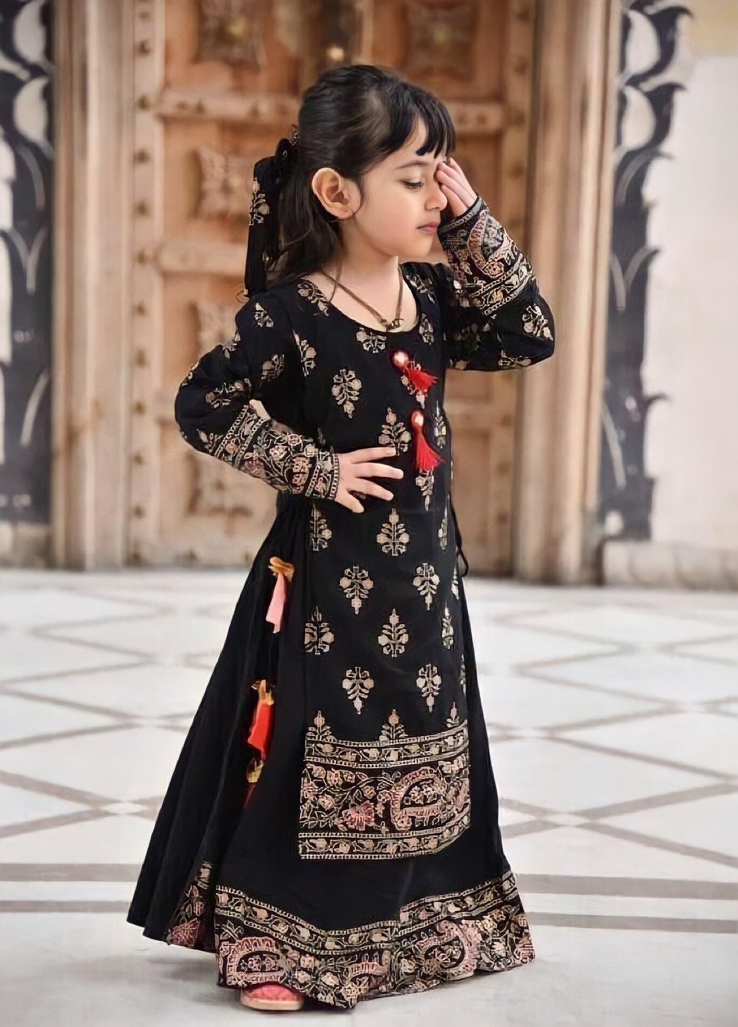 Image of JEEVIKA Girls Festive /Wedding Dress