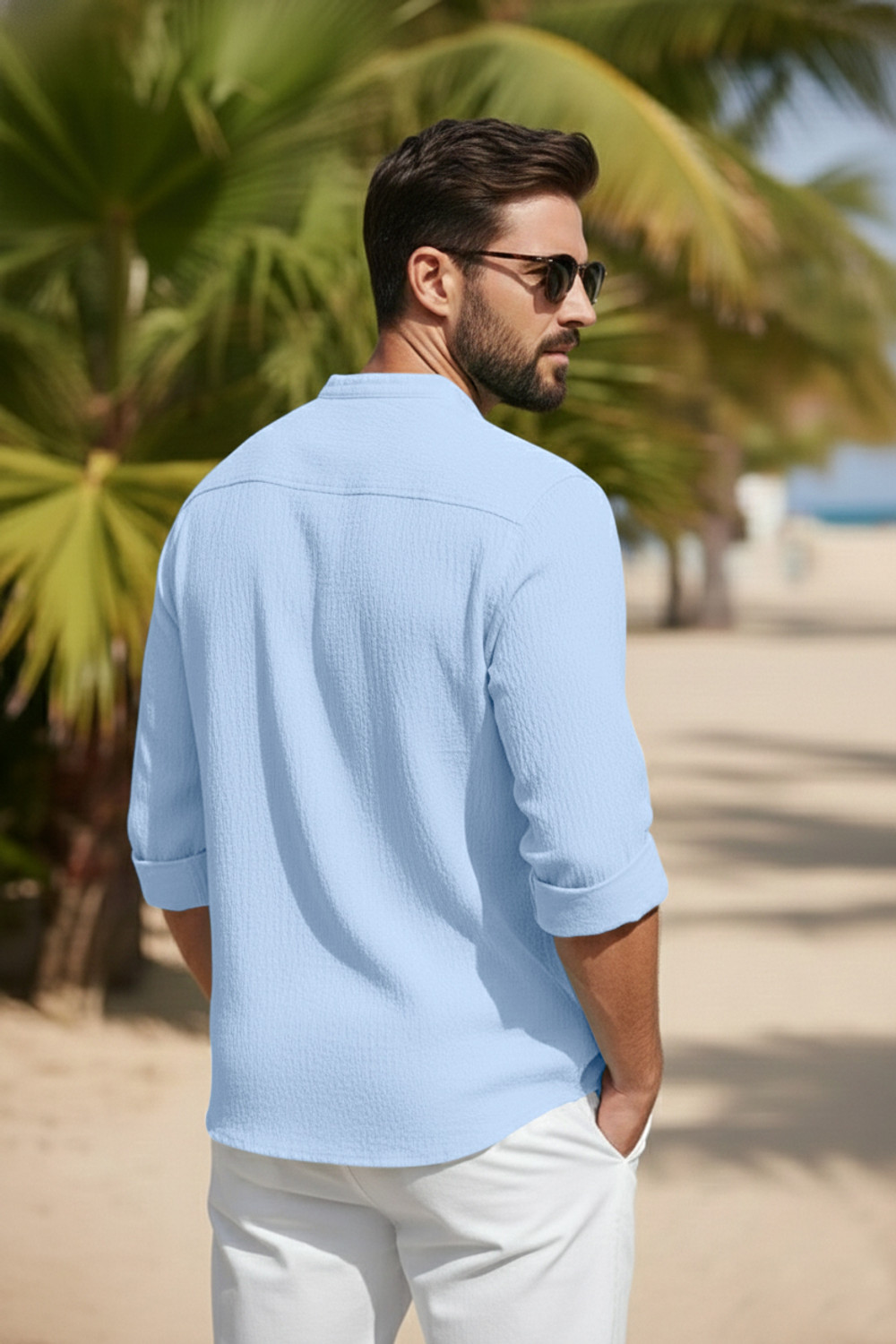 Image of bellstone Men Solid Straight Kurta