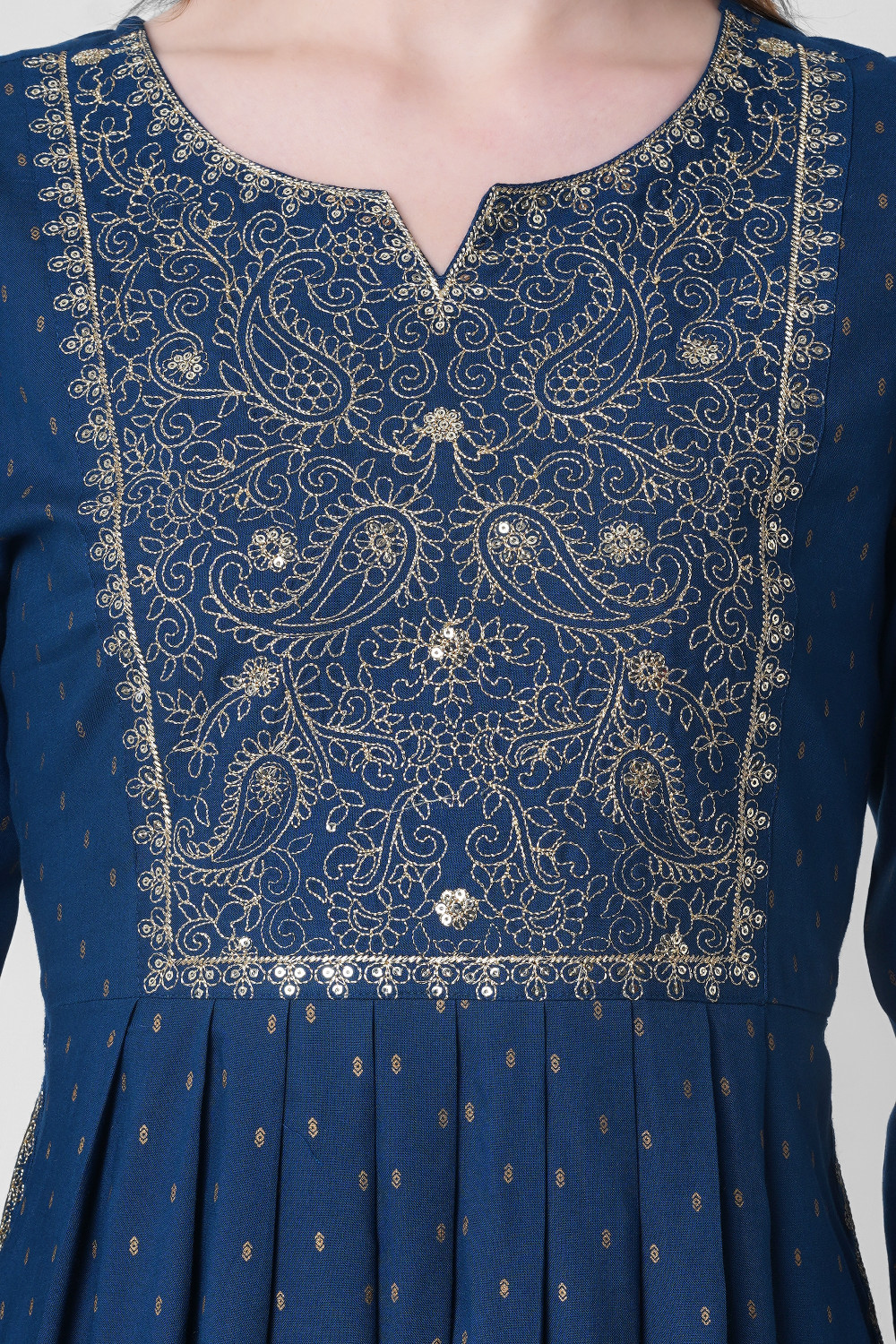 Image of Purvija Kurties Women Embroidered Anarkali Kurta