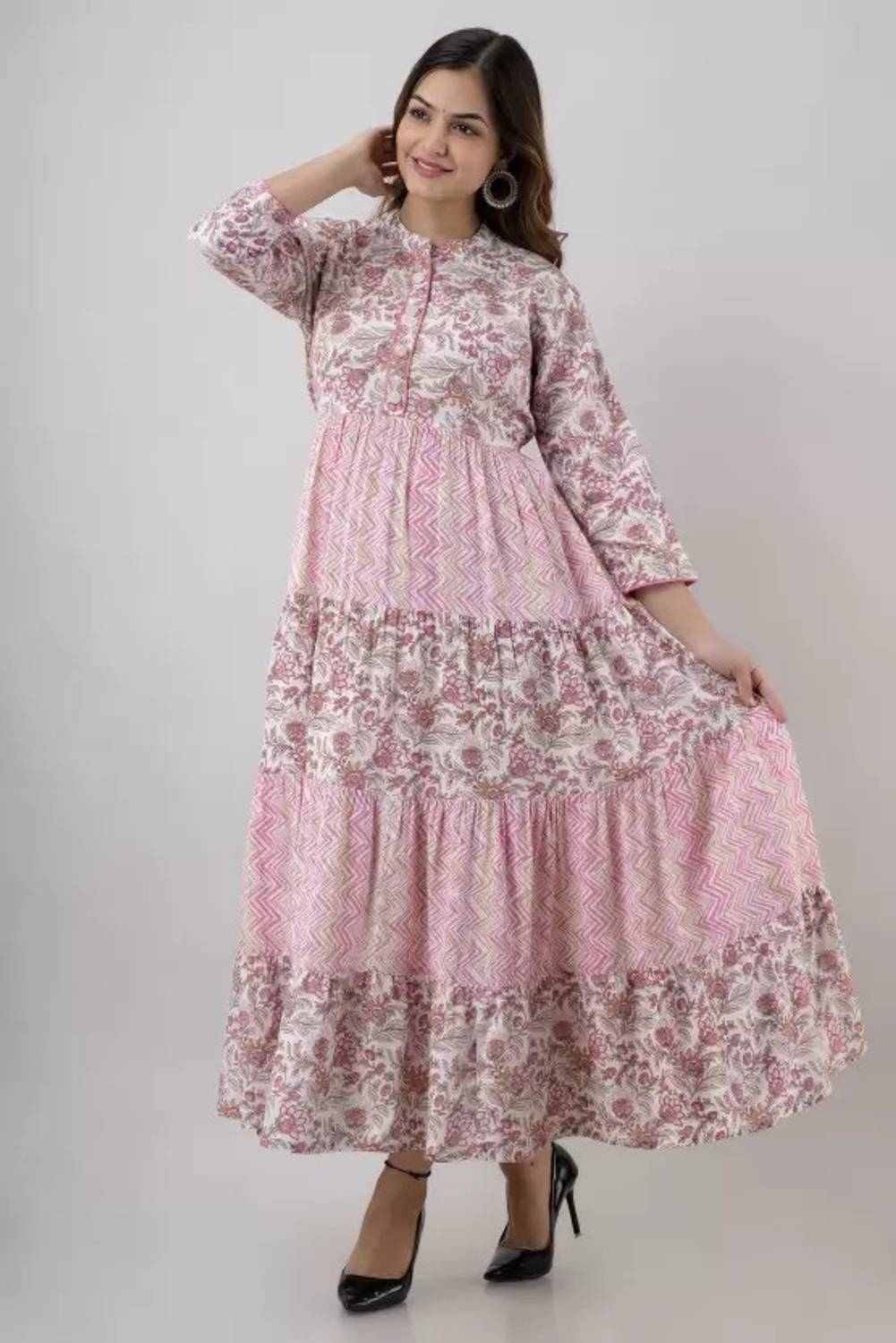 Anvienterprises Anarkali Gown - Image 3