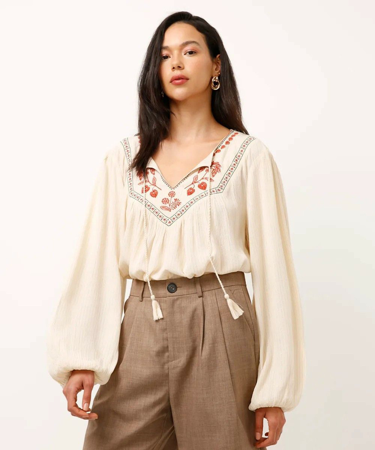 Image of Moda Rapido Women Embroidered Straight Kurta