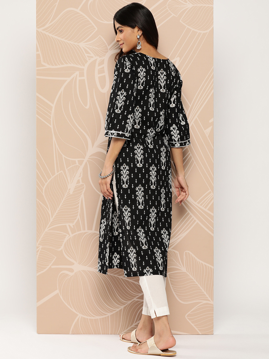 Image of LIBAS Women Embellished Straight Kurta