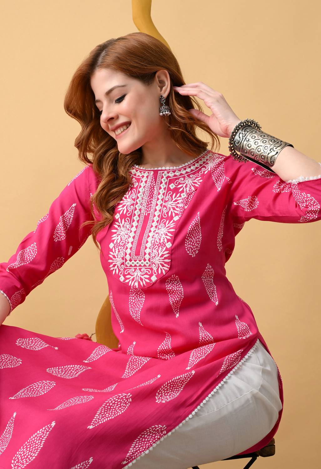 Koito Women Printed Straight Kurta