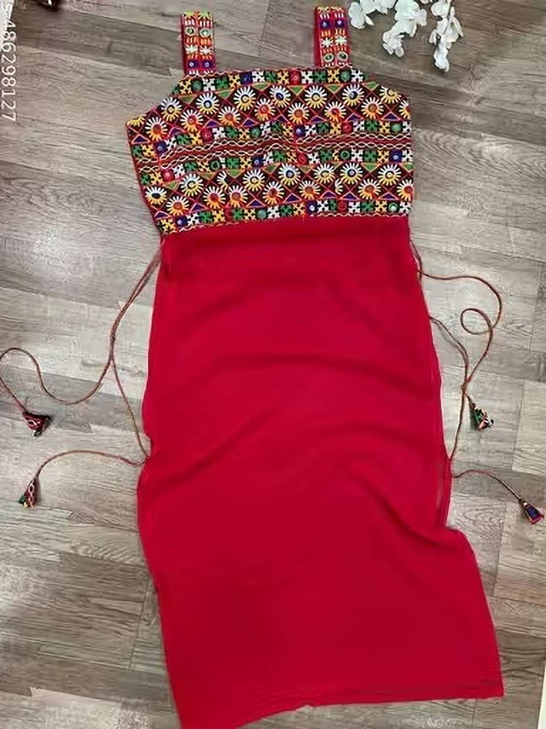 advance enterprise Women Embroidered Flared Kurta