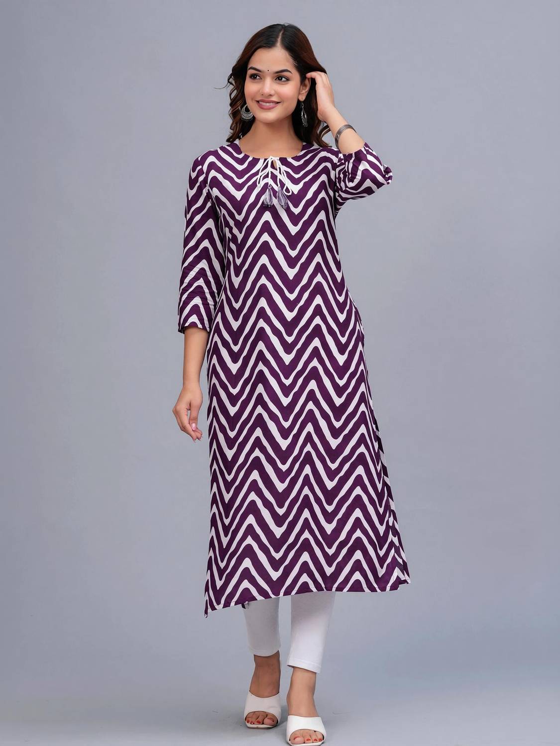 Bachuu Women Printed Straight Kurta