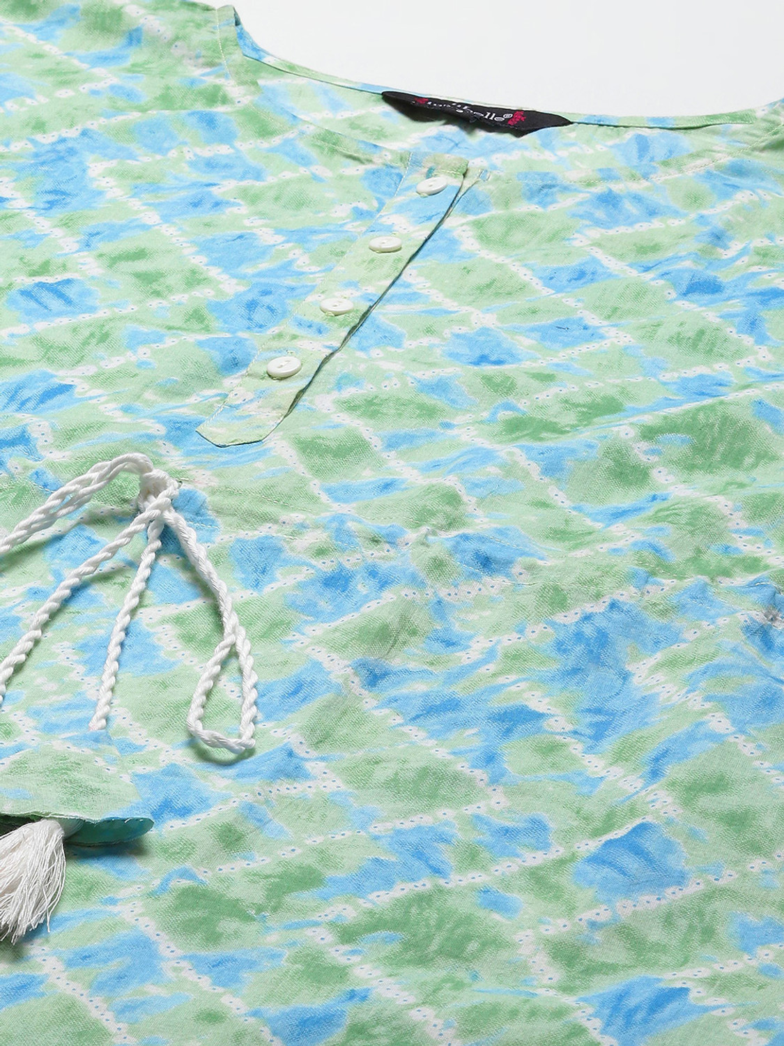 Image of indibelle Women Printed Kaftan Kurta