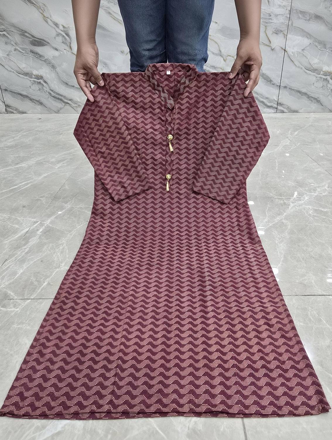 AOSLY Women Applique A-line Kurta