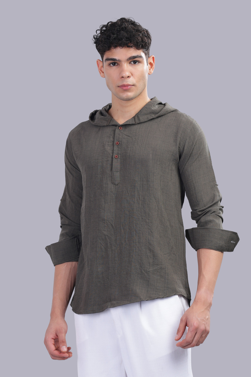Image of colorwings Men Solid Straight Kurta