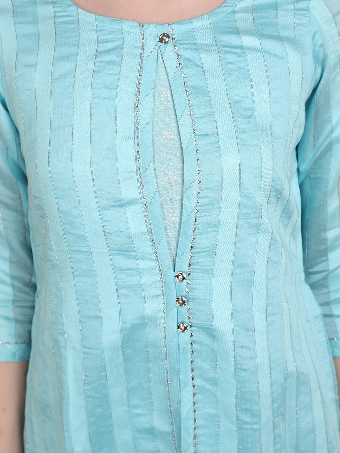 Image of V-MART Women Printed Flared Kurta