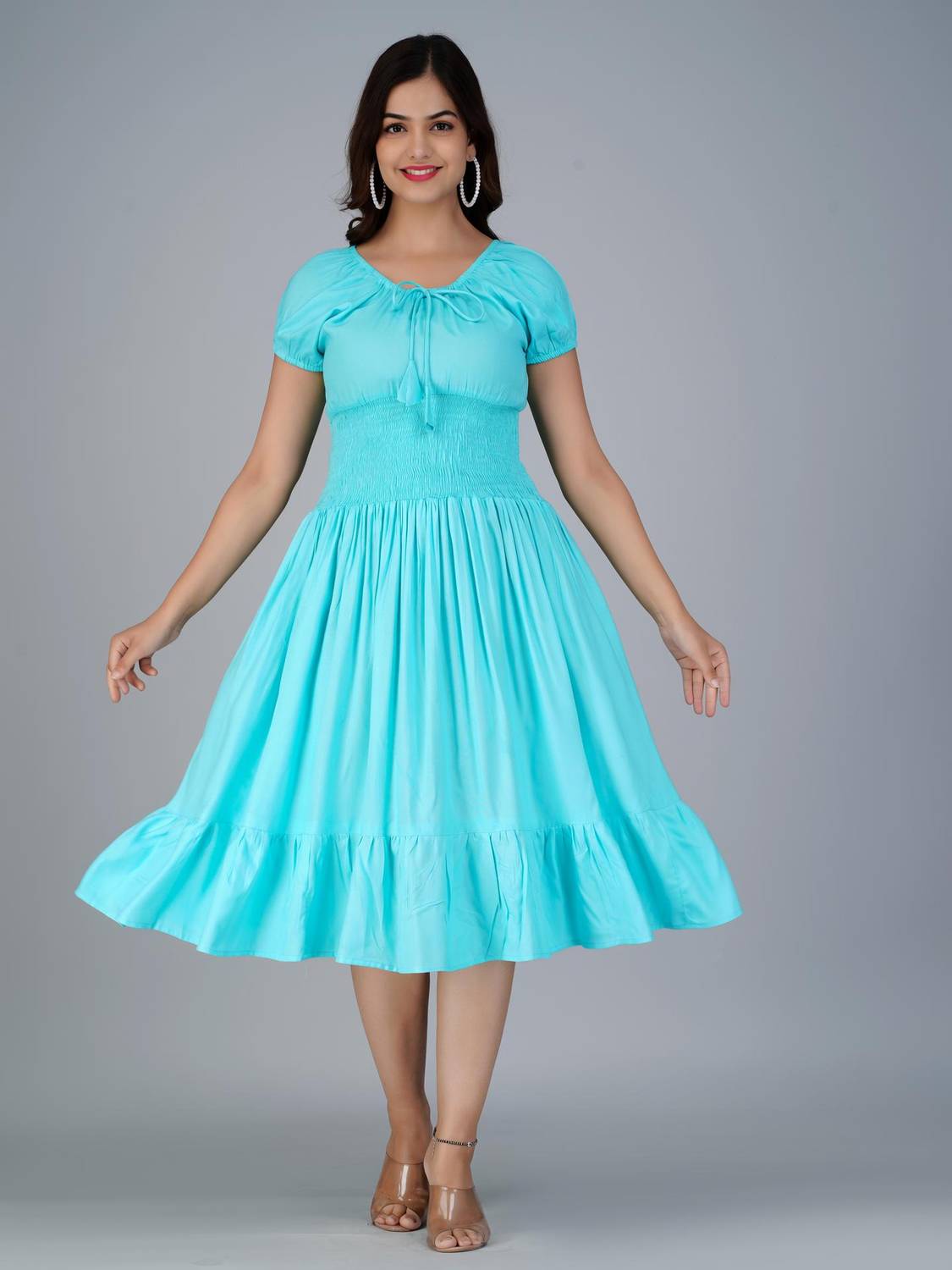 Aloan Beauty Women Solid Anarkali Kurta