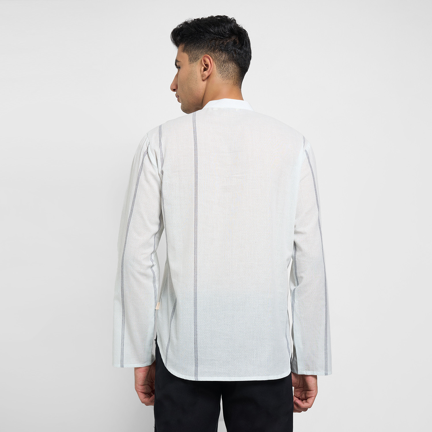 Image of Indus Route by Pantaloons Men Printed A-line Kurta