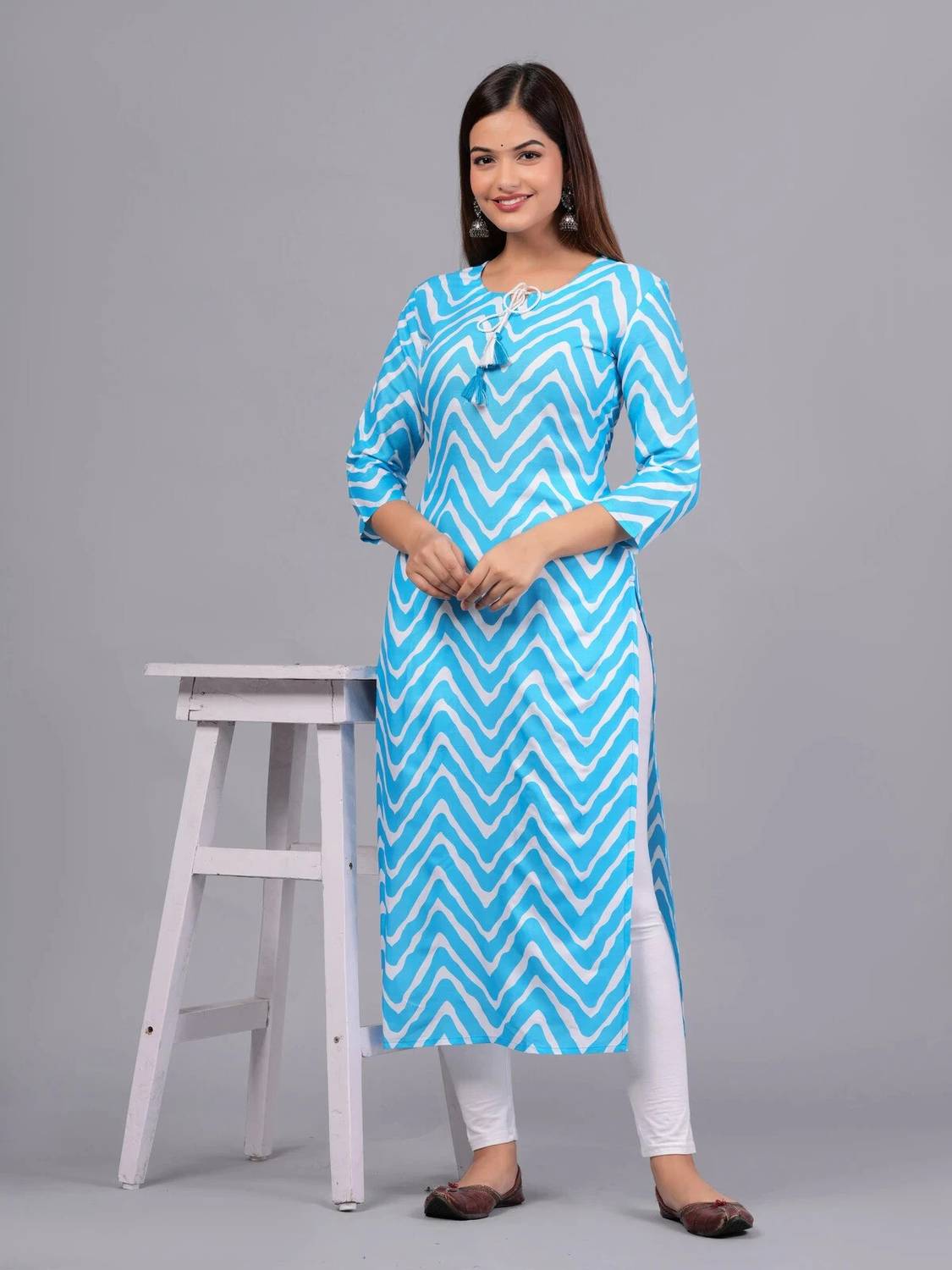 Bachuu Women Printed Straight Kurta