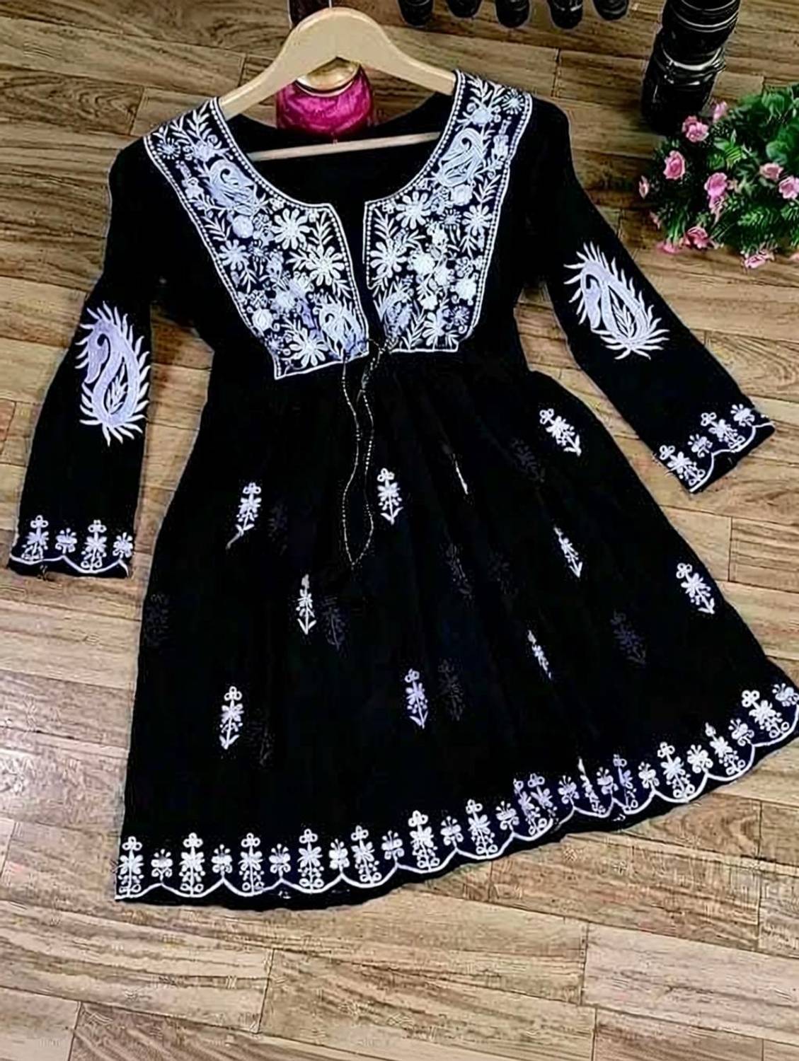 ATOZENTERPRISE Women Embroidered Anarkali Kurta