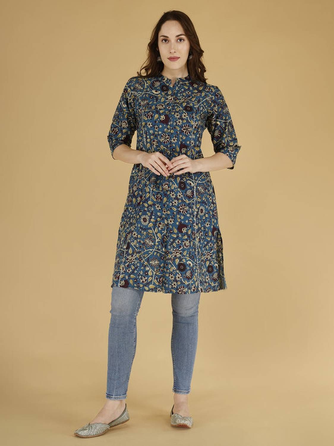 Amriti Women Printed A-line Kurta
