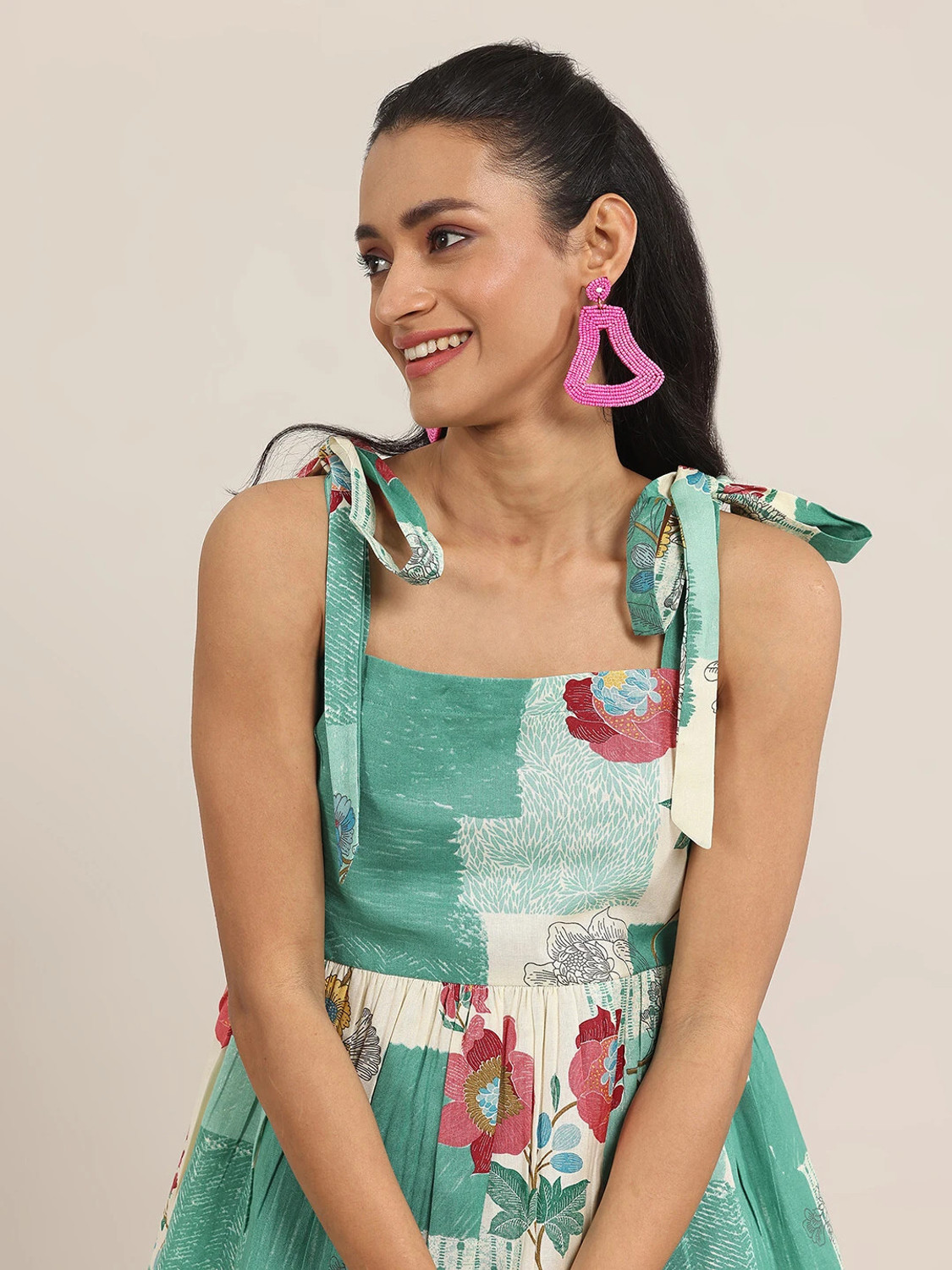 Image of LIBAS Women Printed Anarkali Kurta