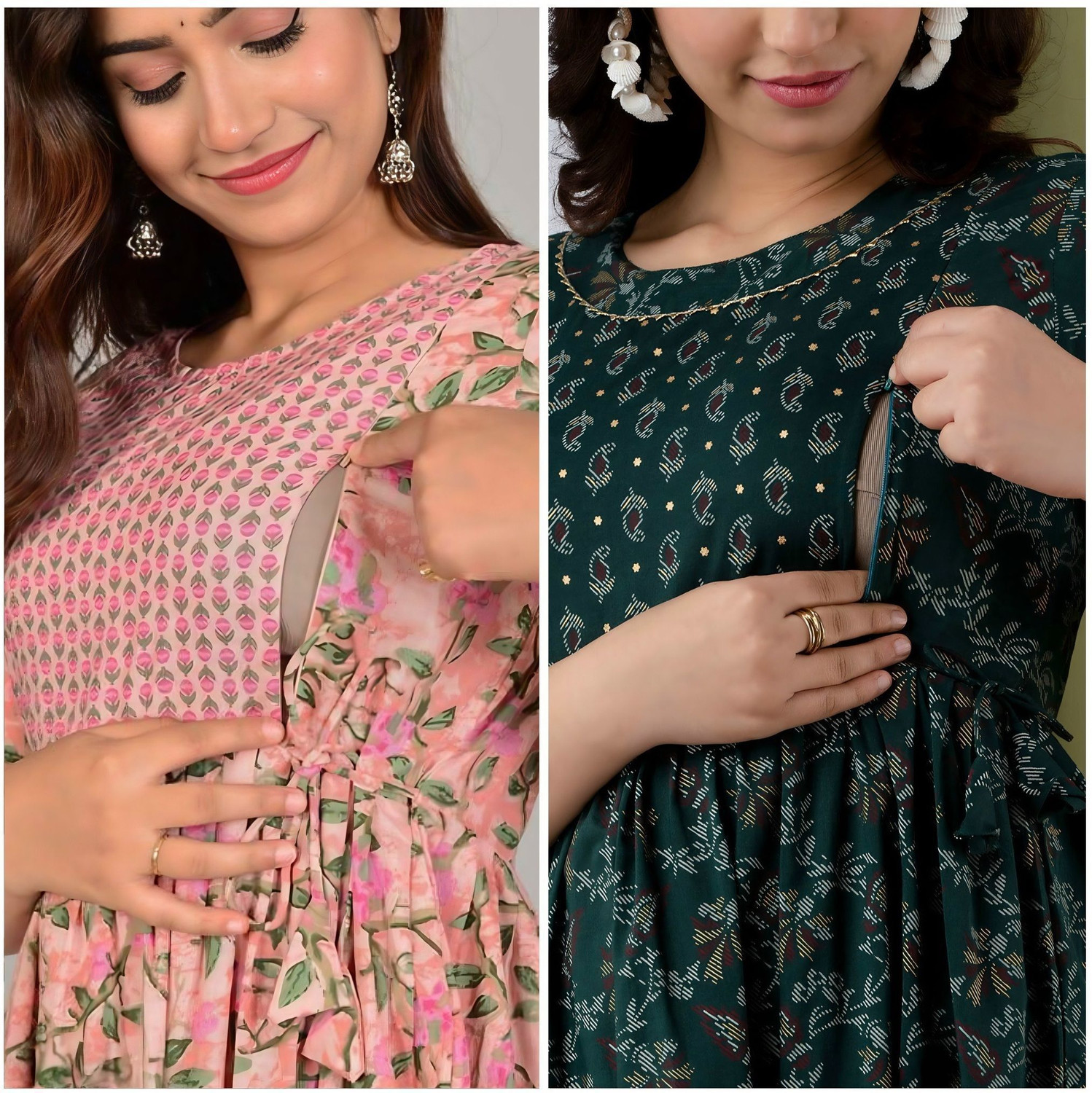Image of Dream Global Women Printed Anarkali Kurta