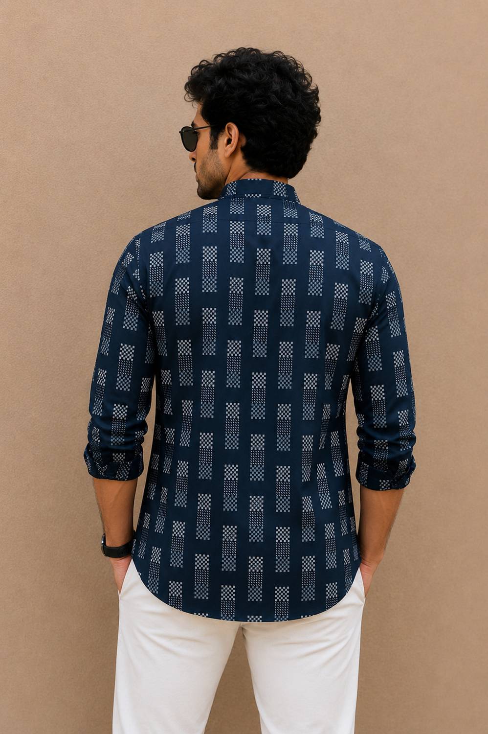 Zeven Zussen Men Printed Straight Kurta - Image 2