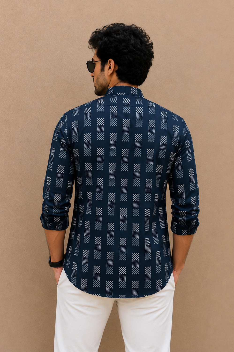 Image of TIKARI Men Printed Straight Kurta