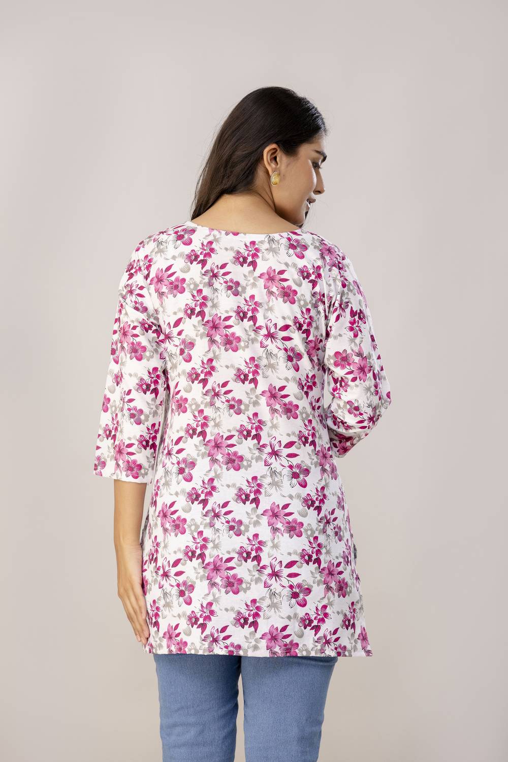 MST Women Printed Anarkali Kurta Pack of 3 - Image 2