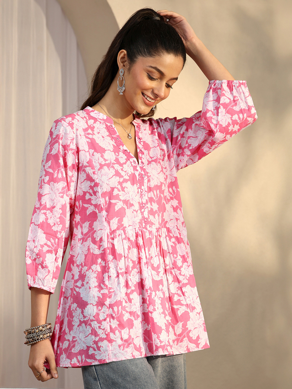 Image of LIBAS Women Printed A-line Kurta