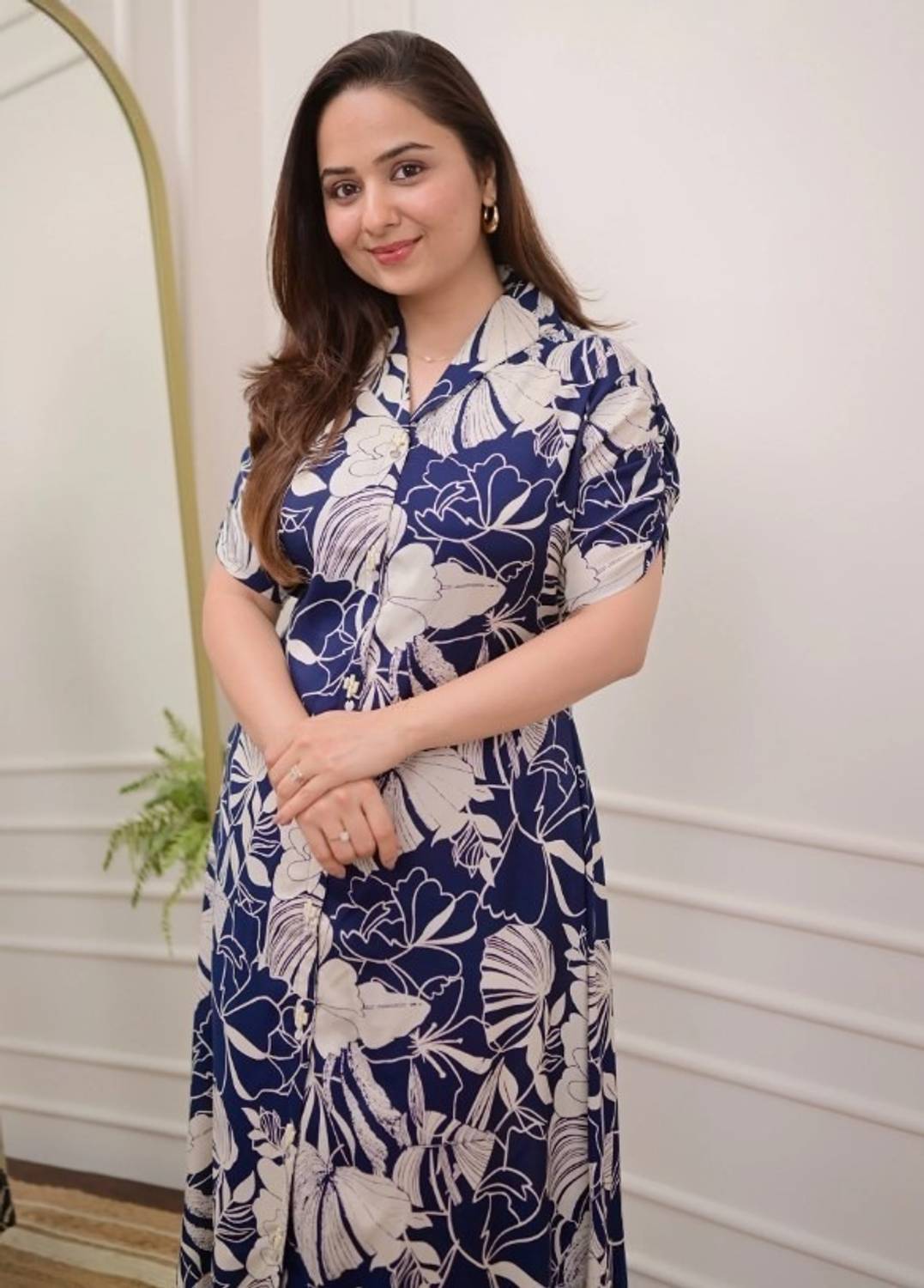 aarav desginer Women Printed A-line Kurta