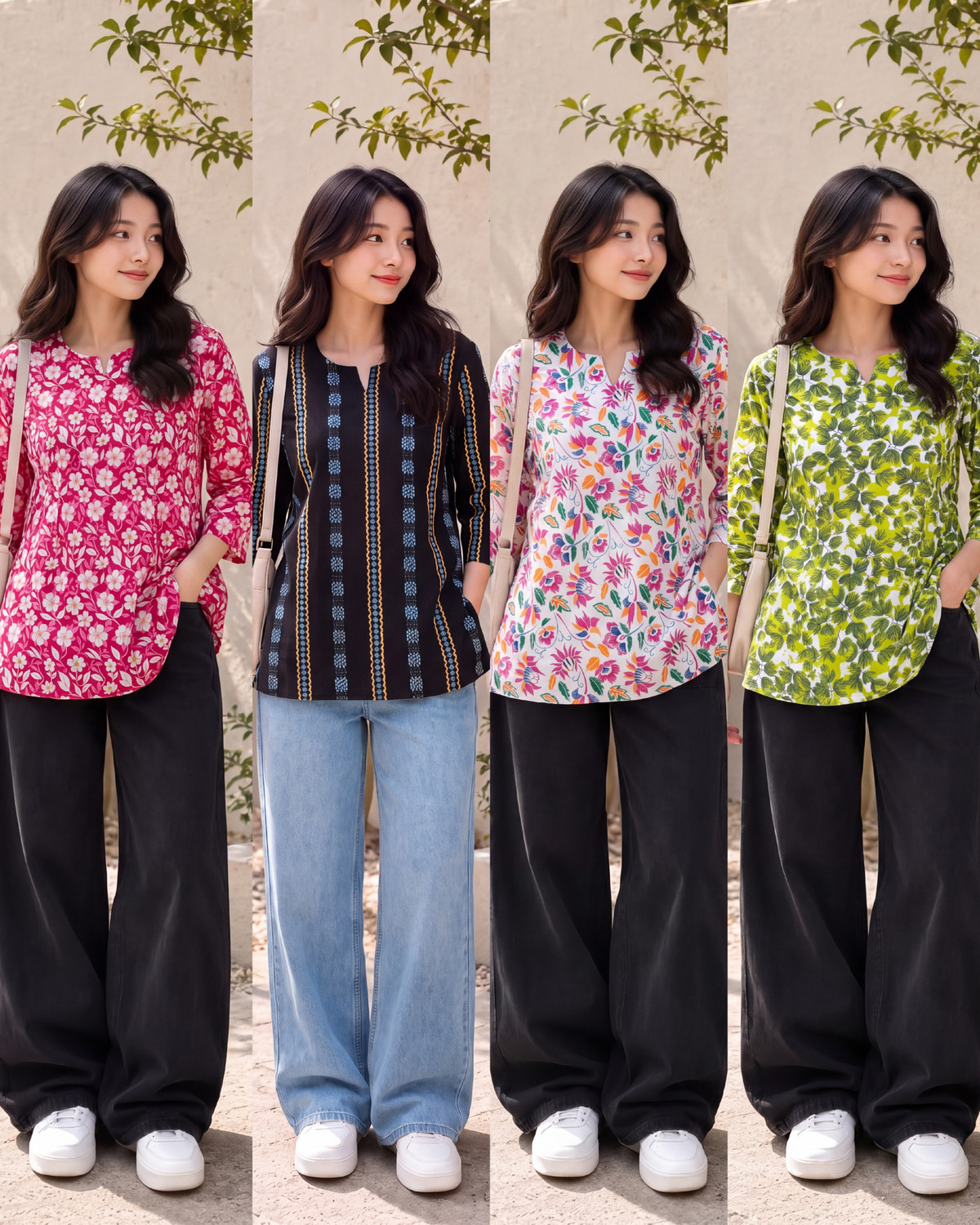 MYVRA Women Printed Straight Kurta